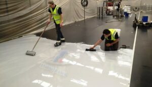 Tahap Pelapisan Epoxy Lantai Anti Static Epoxy