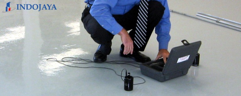 tekanan Lantai Anti Static Epoxy