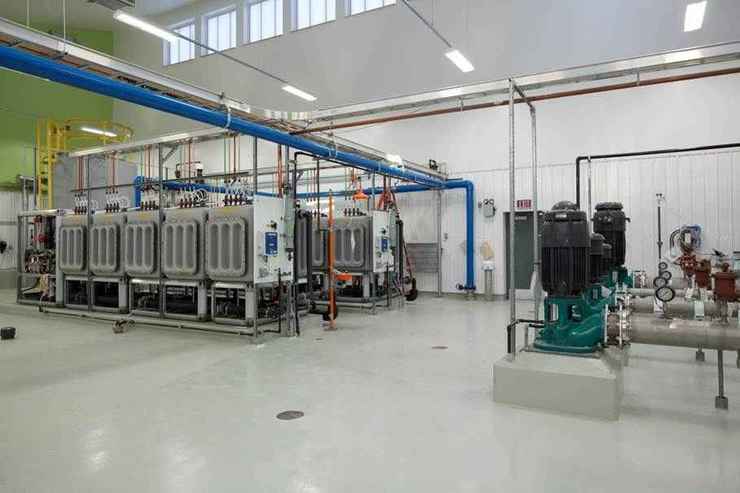 Water waste Treatment Plant epoxy floor