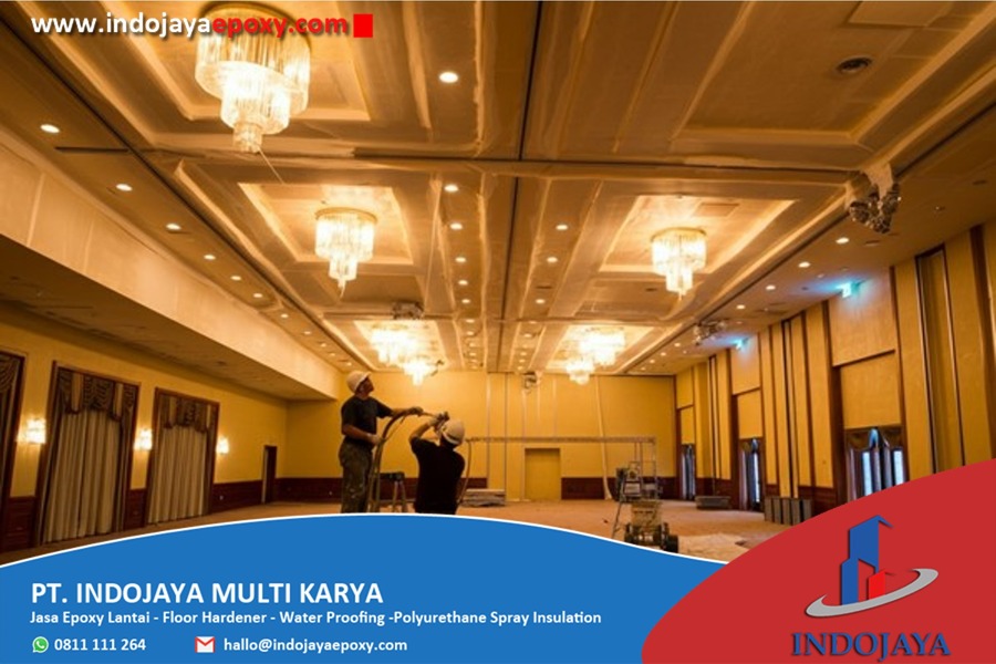 Polyurethane Spray Insulation Ballroom