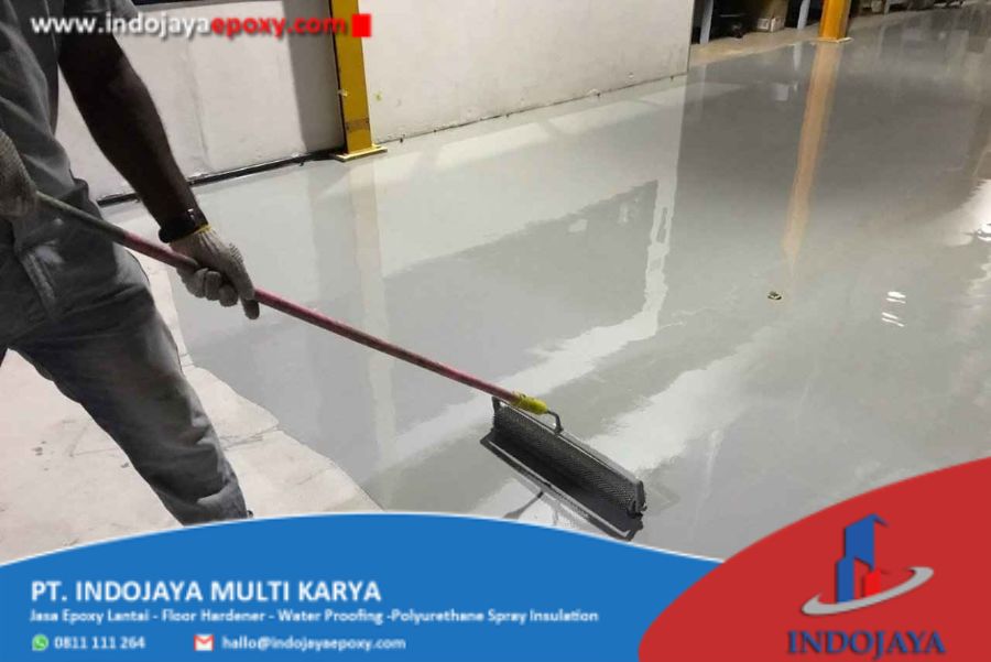 Cara aplikasi cat epoxy lantai