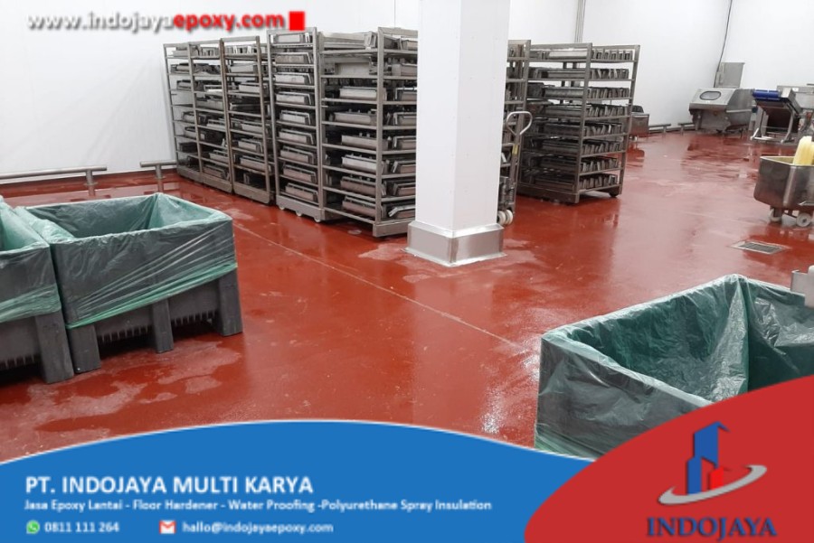 Jasa epoxy lantai gudang makanan