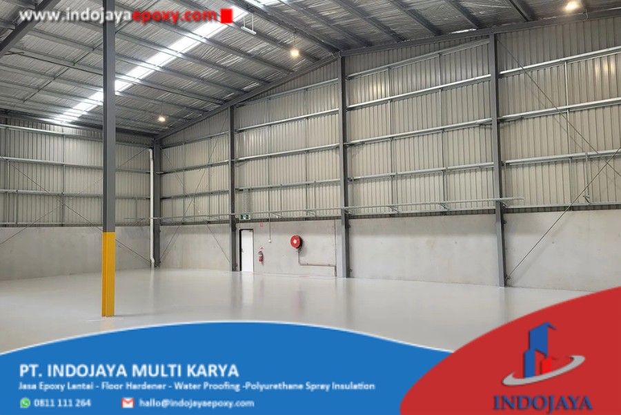 Jasa epoxy lantai warehouse
