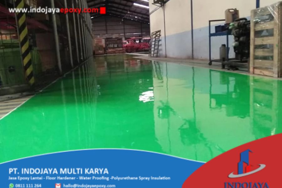 kontraktor epoxy lantai pabrik Bandar Lampung