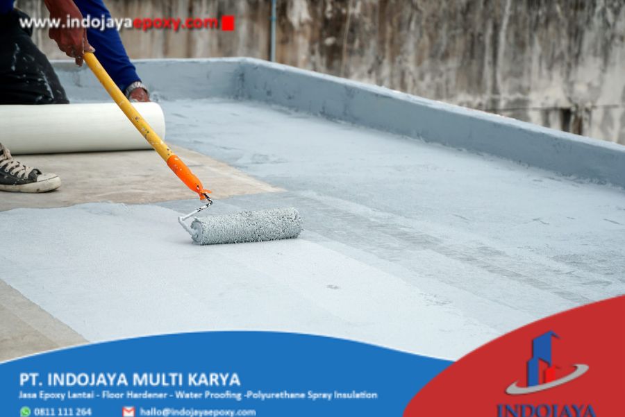 Aplikasi coating beton