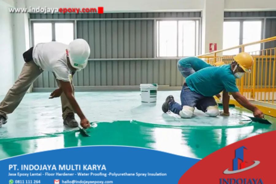 cat epoxy lantai pabrik handuk bandung