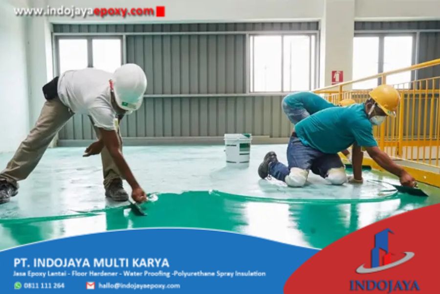 Jasa perbaikan lantai epoxy