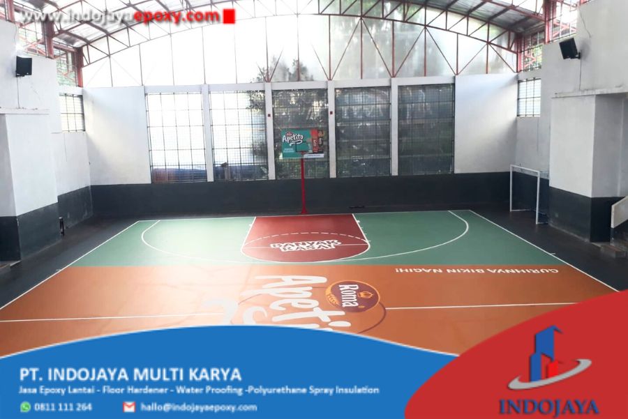 branding lapangan basket