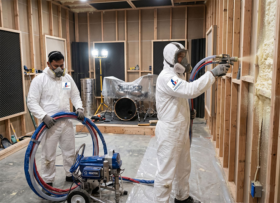 Pekerjaan Pemasangan Polyurethane Foam Insulation