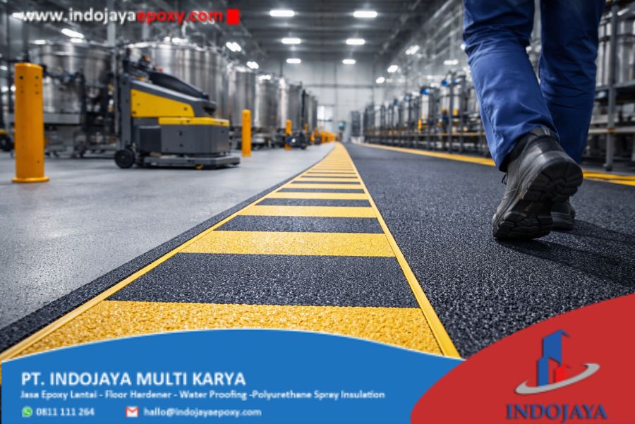 Solusi Lantai Anti-Selip Untuk Pabrik Kawasan Industri Medan
