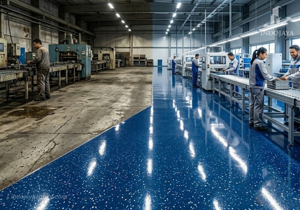 Manfaat Epoxy Lantai Produksi: Efeknya Bikin Kaget