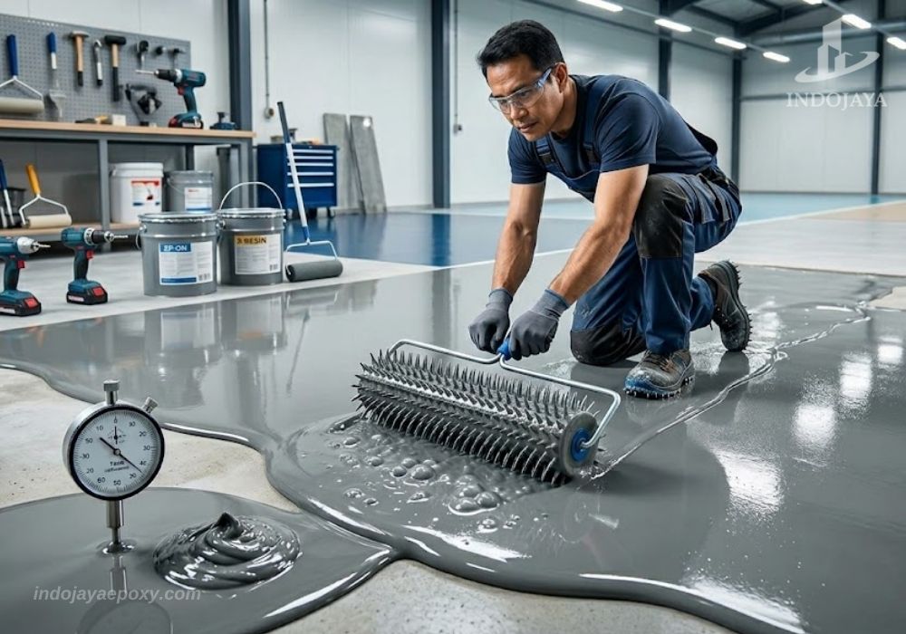 Tahapan & Cara Pasang Epoxy 1000 Micron Sesuai Standar SOP