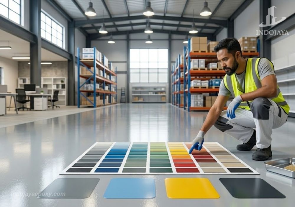 Panduan Lengkap Memilih Warna Cat Epoxy Lantai untuk Industri & Komersial