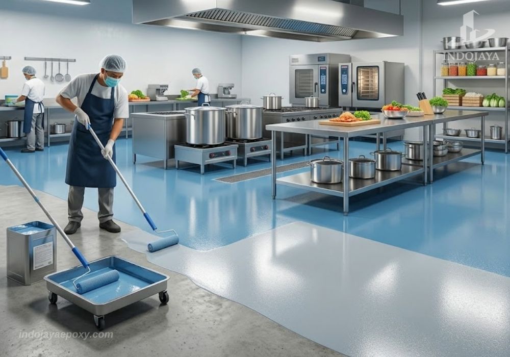 Cat Epoxy untuk Dapur MBG: Spesifikasi yang Tepat
