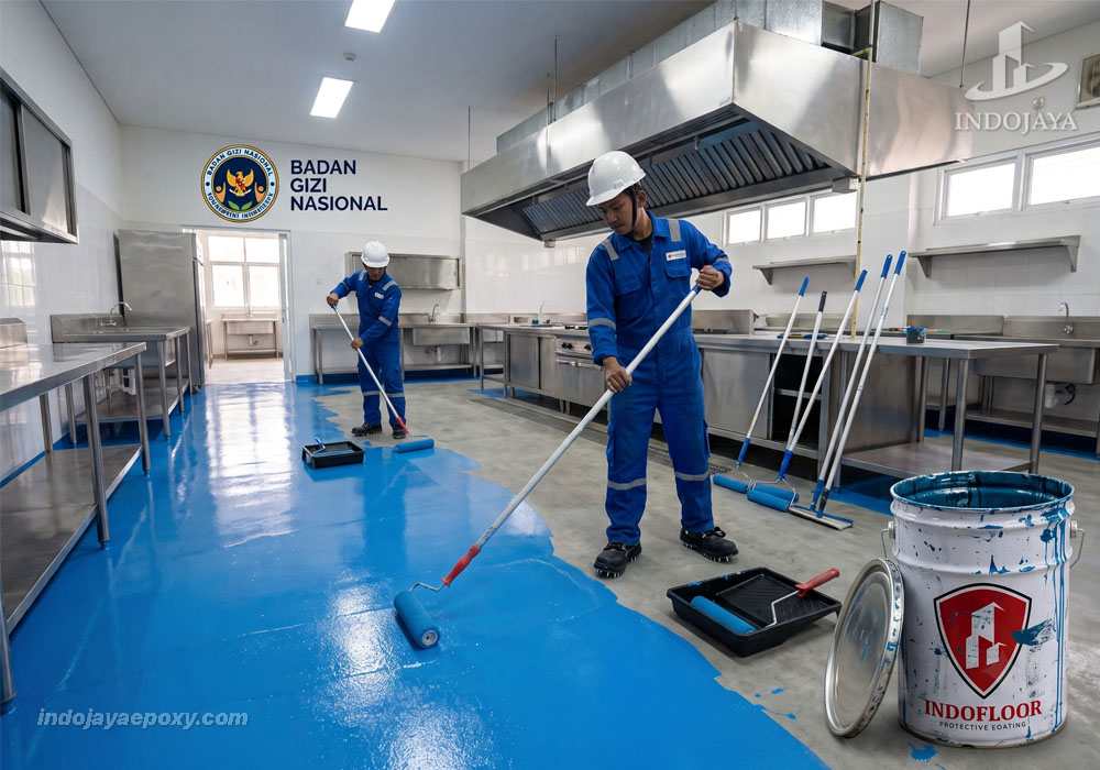 Jasa Pengecatan Epoxy Dapur MBG SPPG
